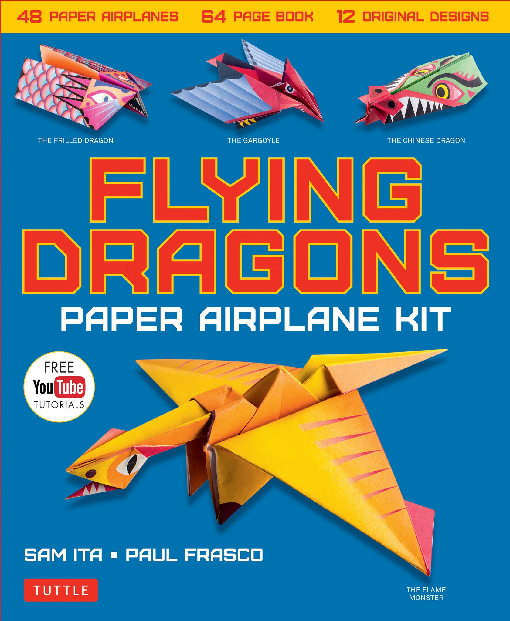 Cover image for Flying Dragons Paper Airplane Kit ISBN 9780804848572
